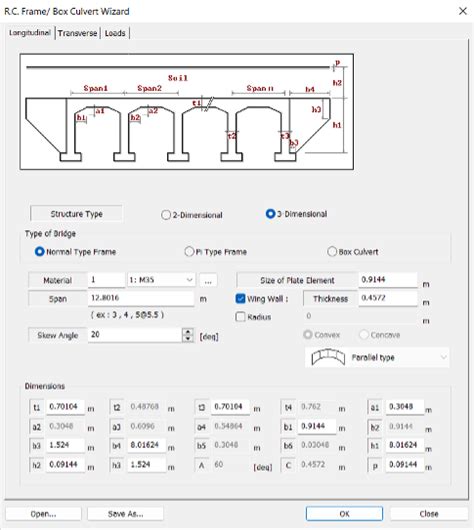 midas Civil: 2D and 3D culverts.
